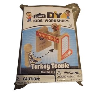 Lowes Kids Workshop DIY Turkey Topple New In Package‎